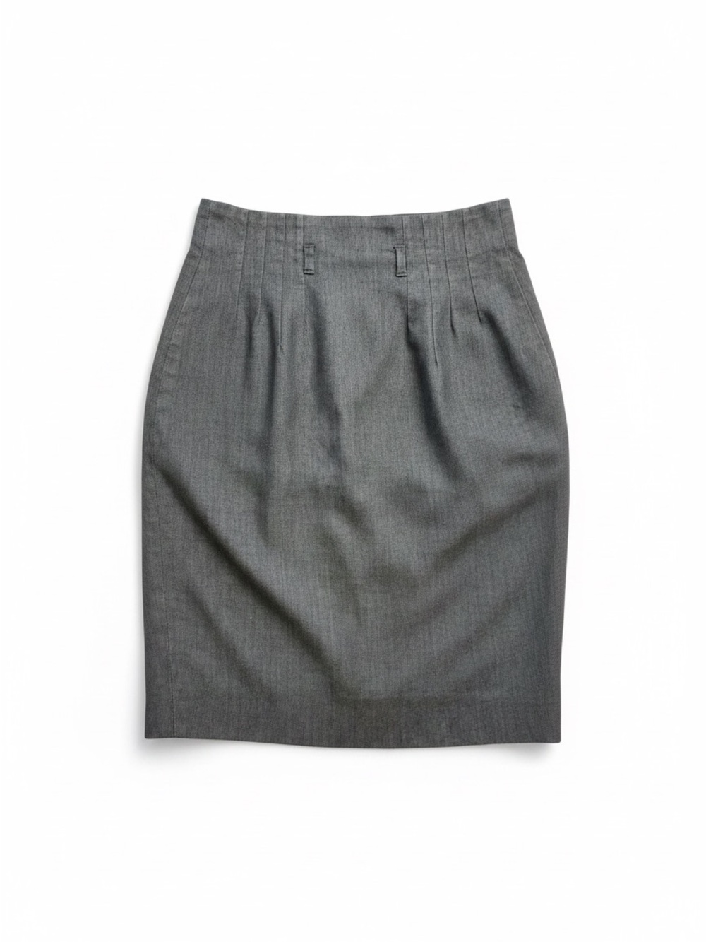 Club Monaco Charcoal Gray Pencil Skirt, Back Zipper, Belt Loops
